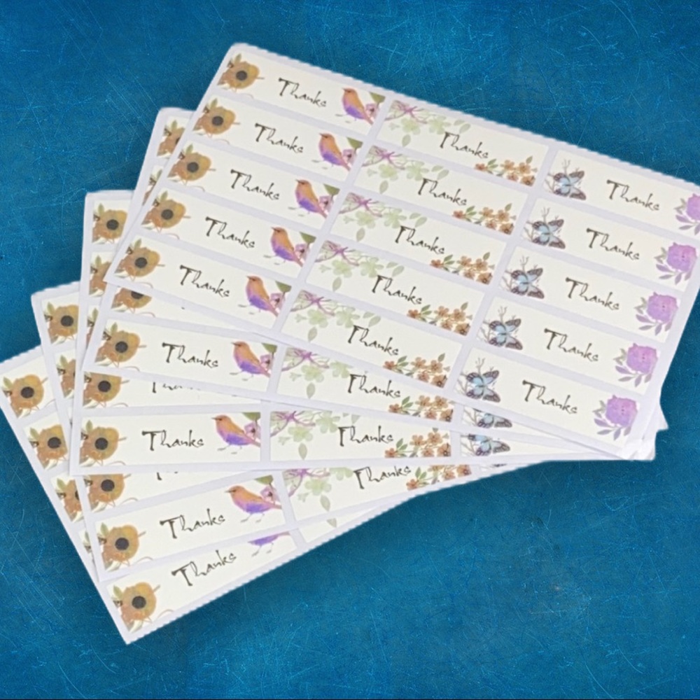 75 Thanks Stickers PRICE IS FIRM - Picture 3 of 8